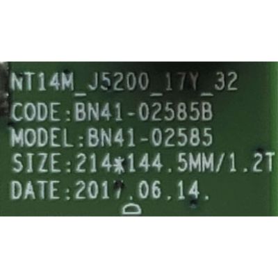 MAIN ORIGINAL PARA TV SAMSUNG / NUMERO DE PARTE BN94-13095H / BN41-02585B / BN97-14518B / BN9413095H / PANEL CY-JN049BGLV1H / DISPLAY LSF490HN01-L07 / BN96-39225A / MODELO UN49J5290AFXZX / UN49J5290AFXZX FA01 - Imagen 4